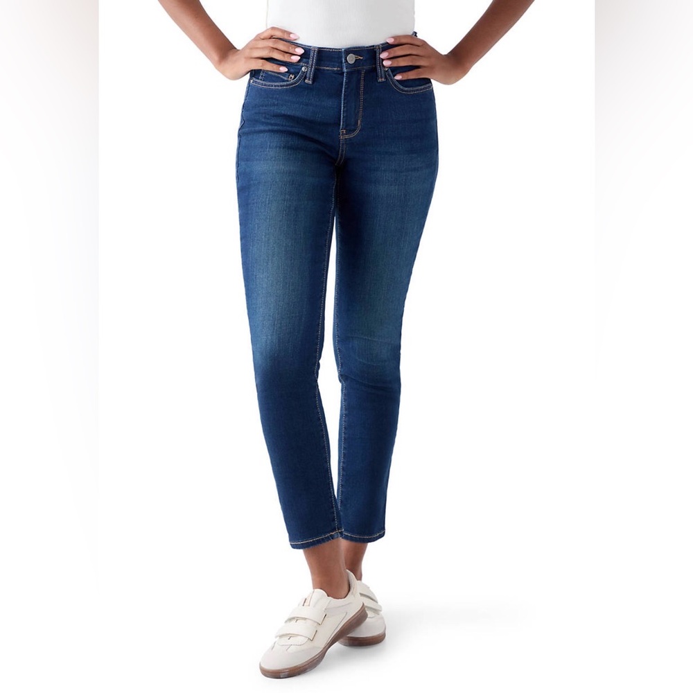 Wonderly Mid-Rise Skinny Crop 14P Jean